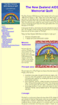 Mobile Screenshot of aidsquilt.org.nz